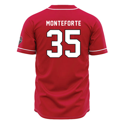New Mexico - NCAA Baseball : Presley Monteforte - Red Jersey-1