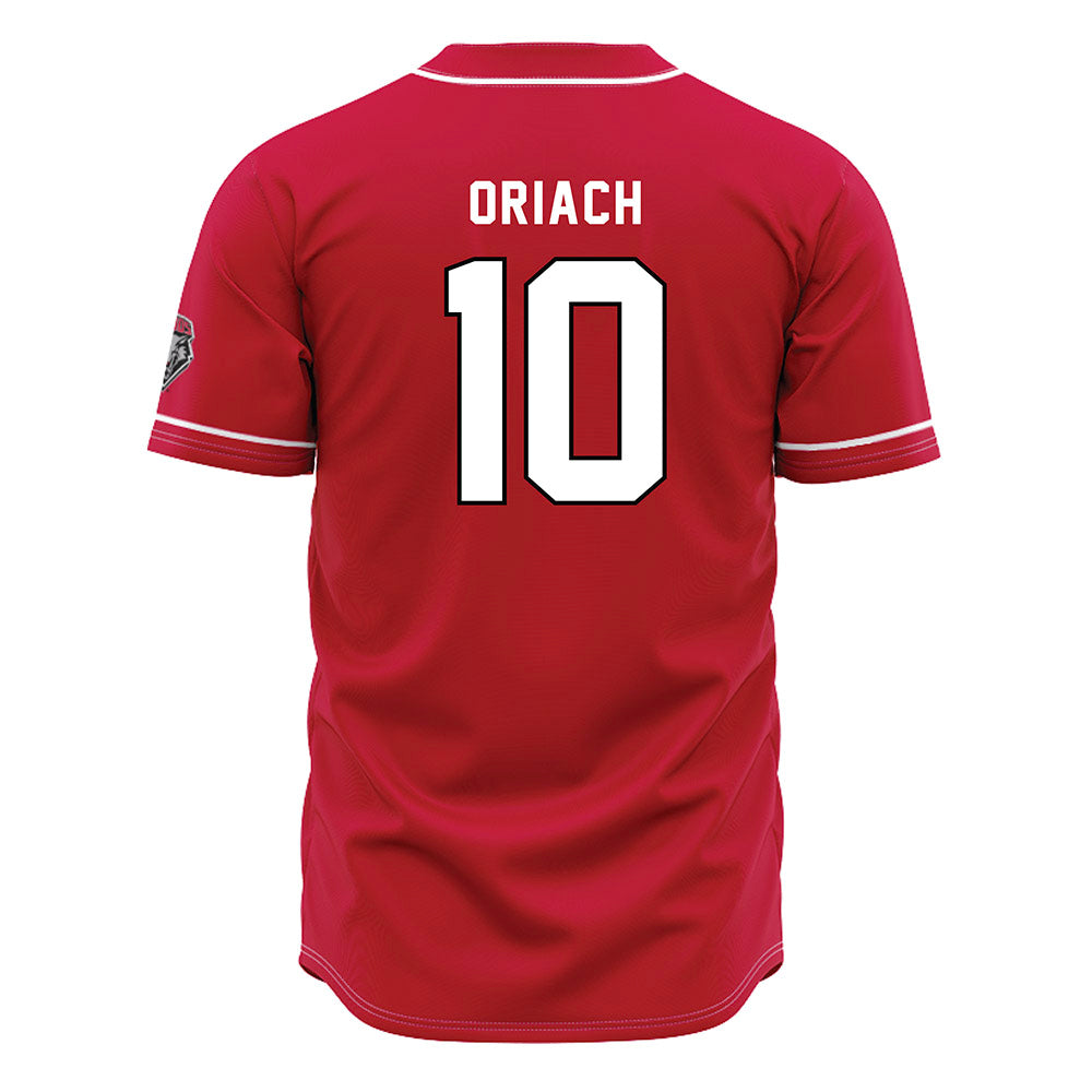 New Mexico - NCAA Baseball : Jordy Oriach - Red Jersey-1