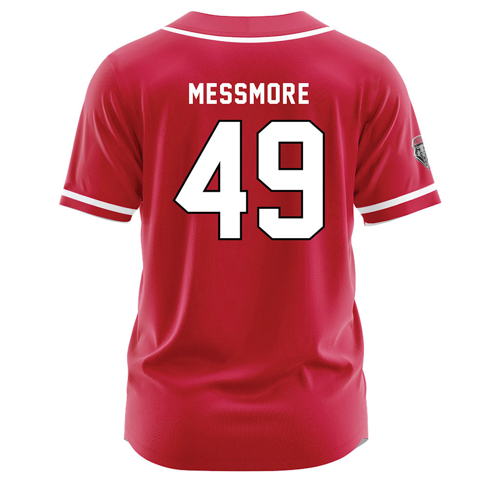 New Mexico - NCAA Baseball : Jack Messmore - Red Jersey-1