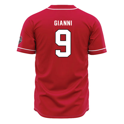 New Mexico - NCAA Baseball : Antonio Gianni - Red Jersey-1