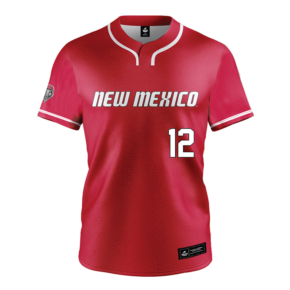 New Mexico - NCAA Baseball : Will Asby - Red Jersey-0