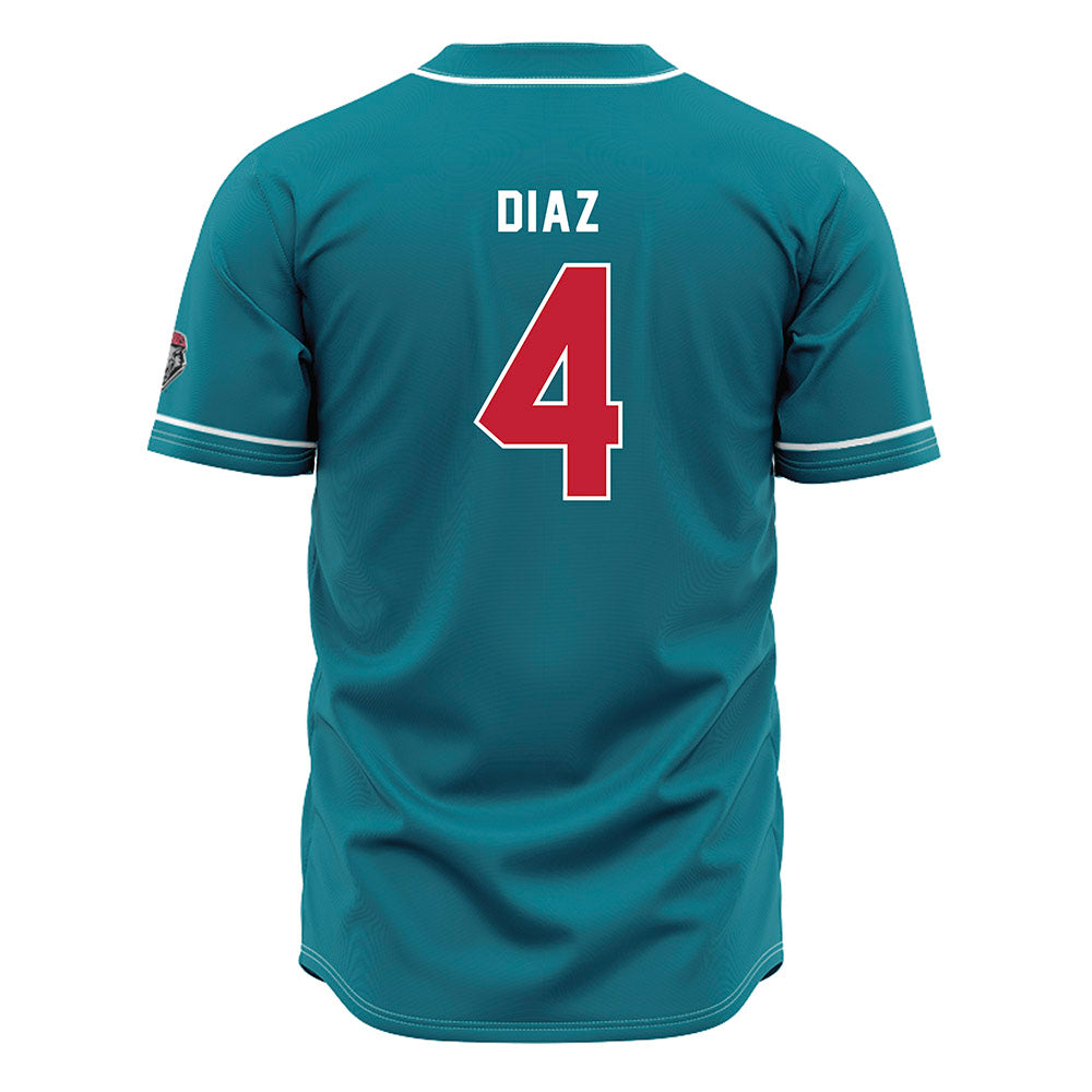 New Mexico - NCAA Baseball : Anthony Diaz - Blue Jersey-1