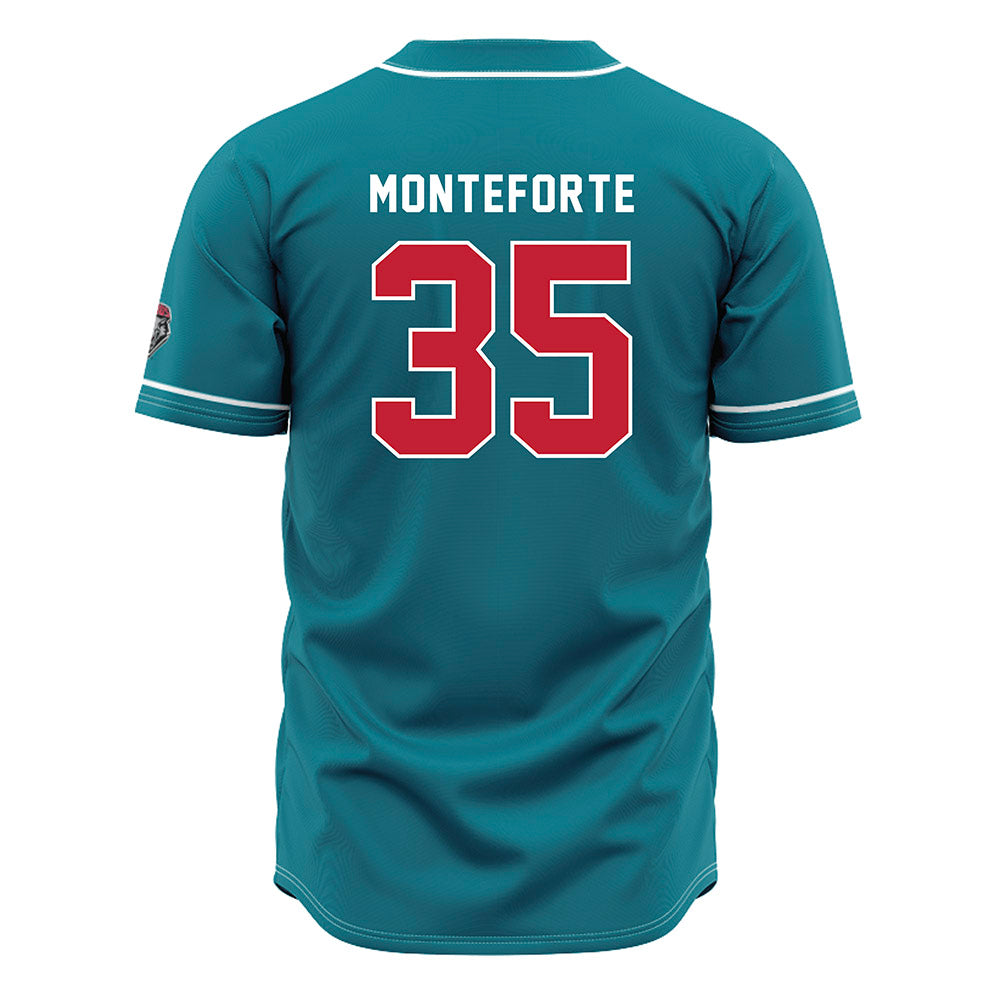 New Mexico - NCAA Baseball : Presley Monteforte - Blue Jersey-1