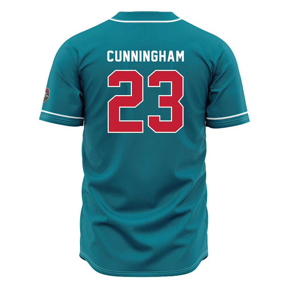 New Mexico - NCAA Baseball : Ty Cunningham - Blue Jersey-1