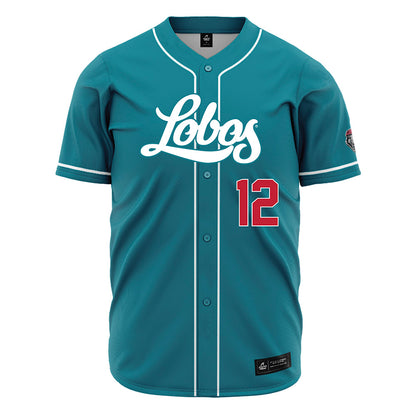 New Mexico - NCAA Baseball : Will Asby - Blue Jersey-0