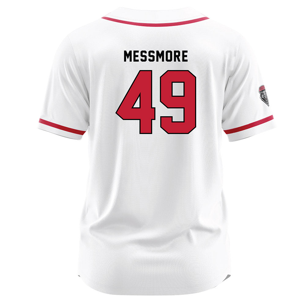 New Mexico - NCAA Baseball : Jack Messmore - White Jersey-1