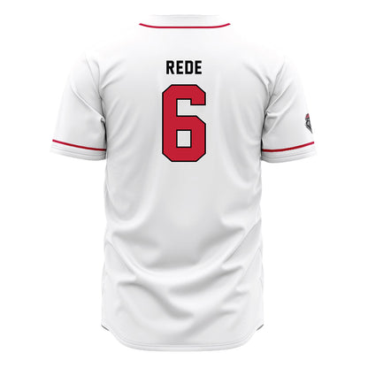 New Mexico - NCAA Baseball : Garrett Rede - White Jersey-1