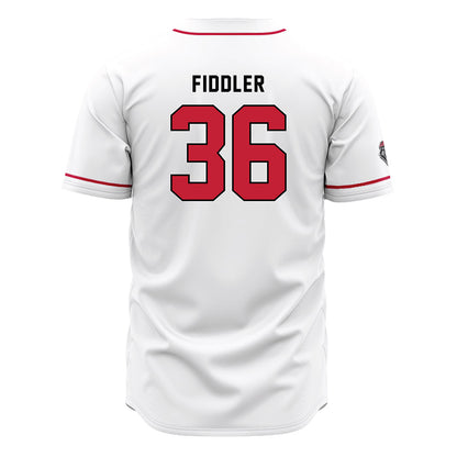 New Mexico - NCAA Baseball : Elias Fiddler - White Jersey-1