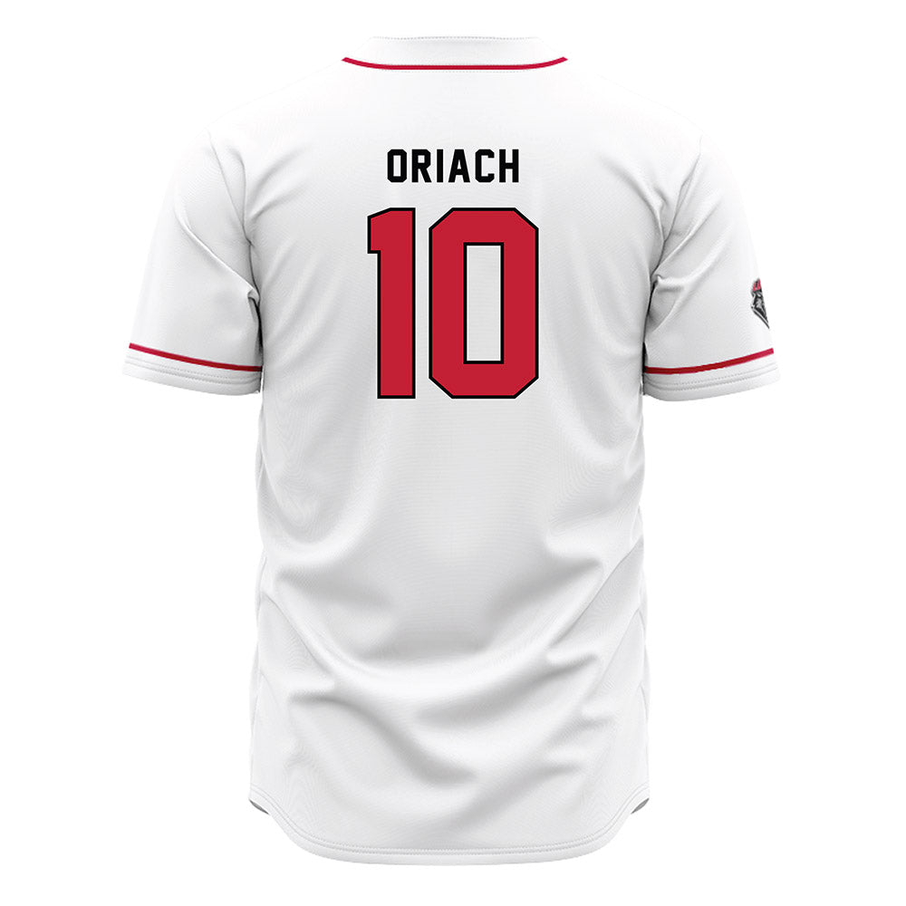 New Mexico - NCAA Baseball : Jordy Oriach - White Jersey-1