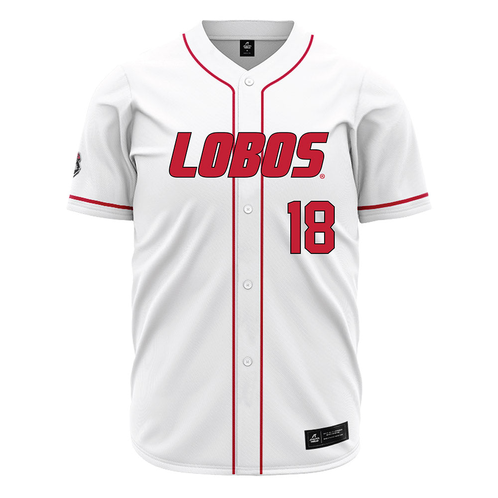 New Mexico - NCAA Baseball : Patrick Sullivan - White Jersey-0