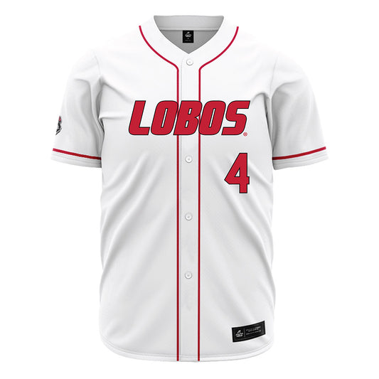 New Mexico - NCAA Baseball : Tye Wood - White Jersey-0