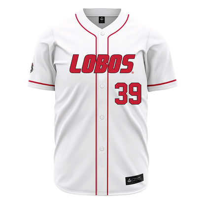 New Mexico - NCAA Baseball : Ryan Castillo - White Jersey-0