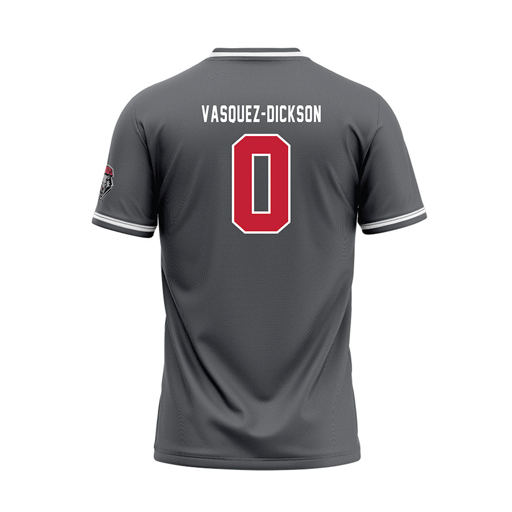 New Mexico - NCAA Softball : DeNae Vasquez-Dickson - Dark Grey Baseball Jersey-1