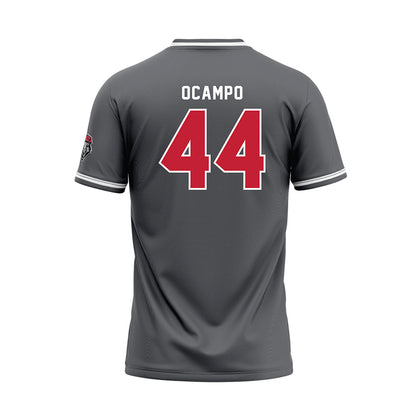 New Mexico - NCAA Softball : MiaLani Ocampo - Dark Grey Baseball Jersey-1