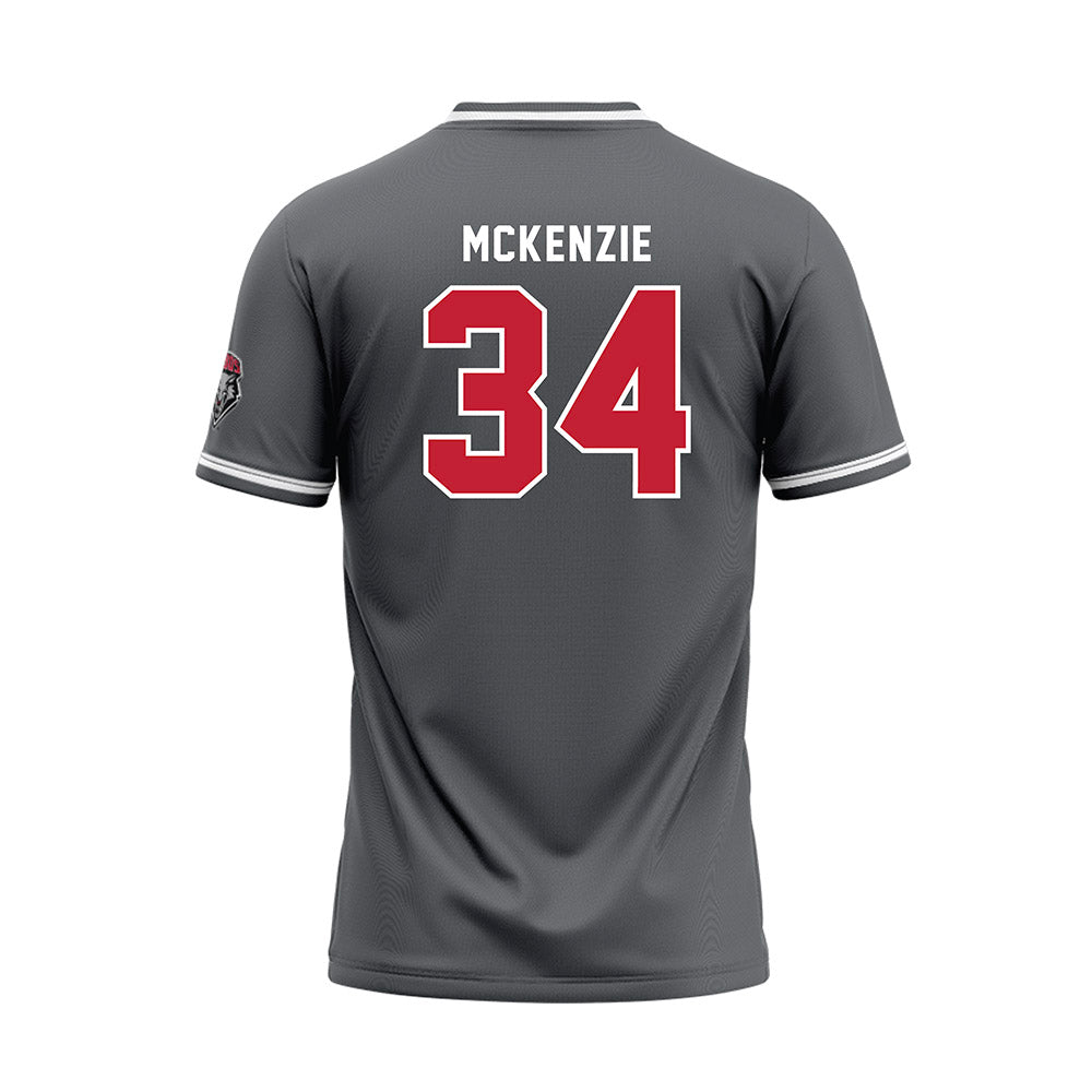 New Mexico - NCAA Softball : Miracle McKenzie - Dark Grey Baseball Jersey-1