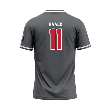 New Mexico - NCAA Softball : Adelaide Haack - Dark Grey Baseball Jersey-1