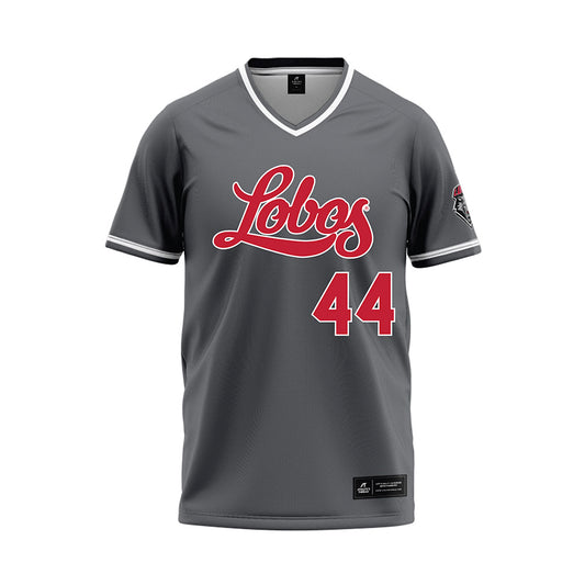 New Mexico - NCAA Softball : MiaLani Ocampo - Dark Grey Baseball Jersey-0