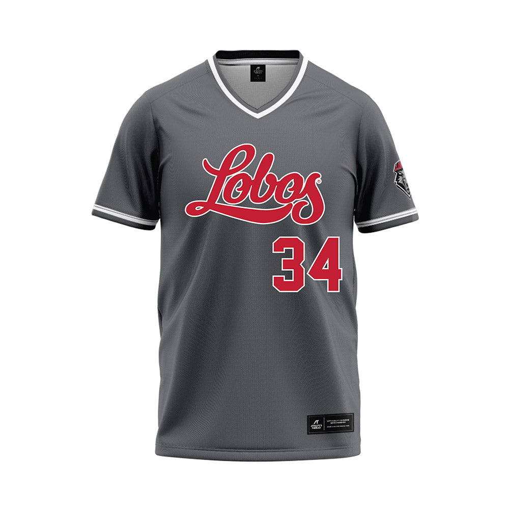 New Mexico - NCAA Softball : Miracle McKenzie - Dark Grey Baseball Jersey-0
