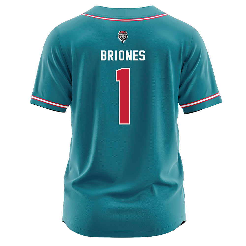 New Mexico - NCAA Softball : Gabrielle Briones - Teal Jersey-1
