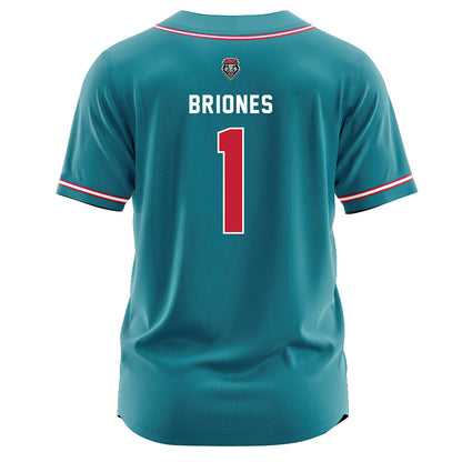 New Mexico - NCAA Softball : Gabrielle Briones - Teal Jersey-1