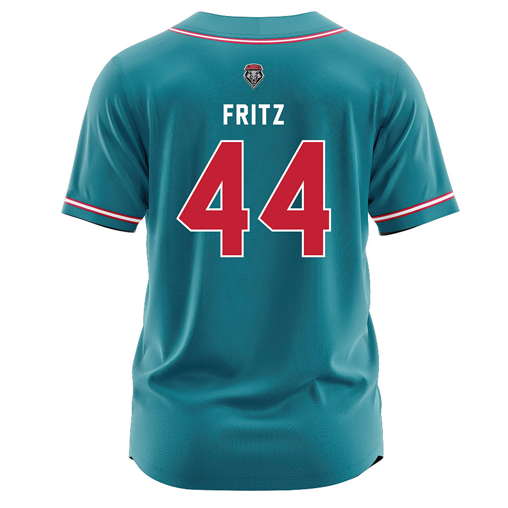 New Mexico - NCAA Softball : Natalie Fritz - Teal Jersey-1