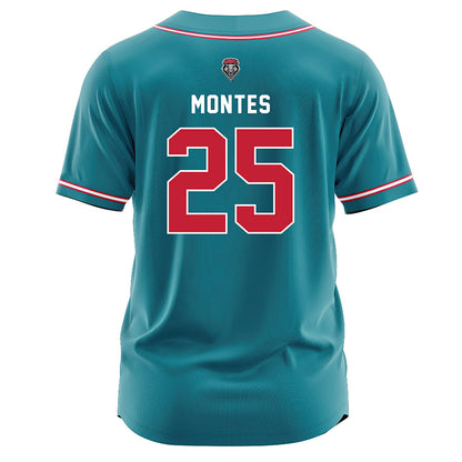 New Mexico - NCAA Softball : Mia Montes - Teal Jersey-1