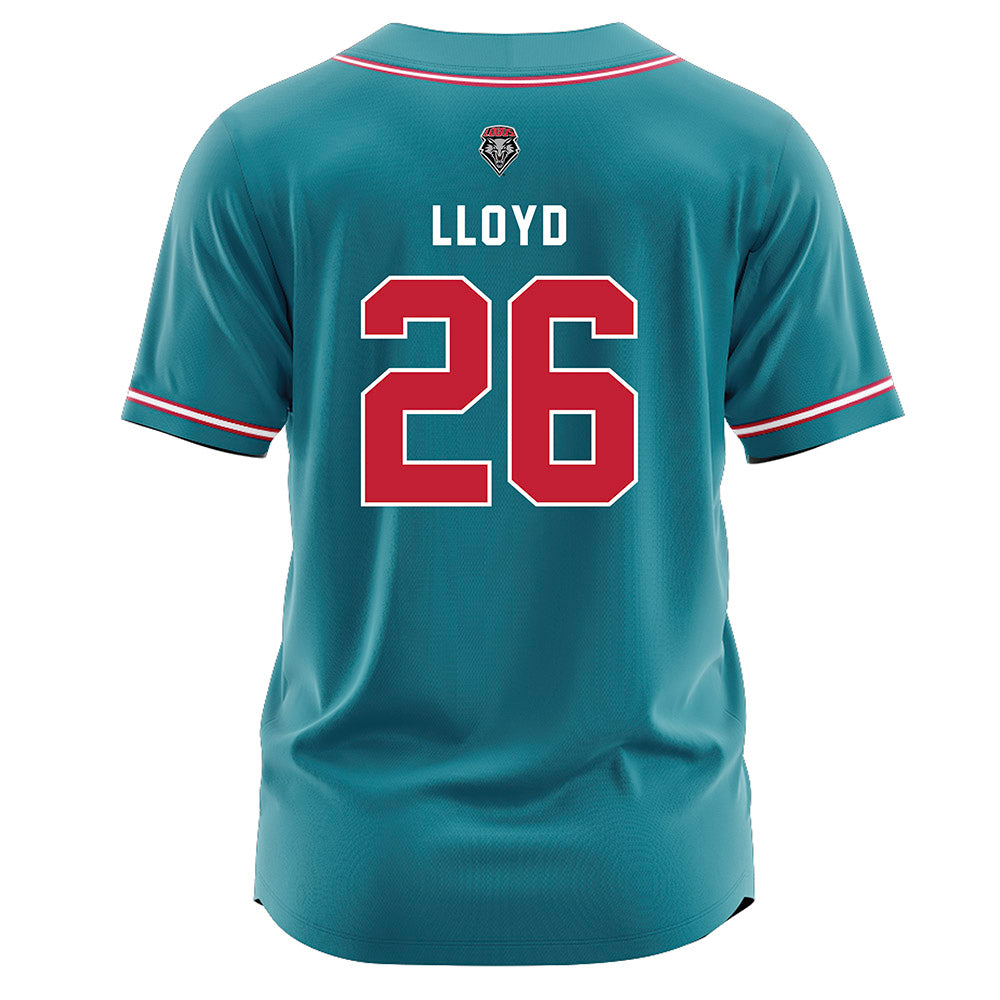 New Mexico - NCAA Softball : Jasmyn Lloyd - Teal Jersey-1