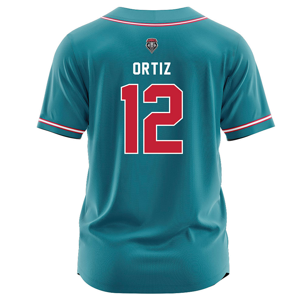 New Mexico - NCAA Softball : Alina Ortiz - Teal Jersey-1