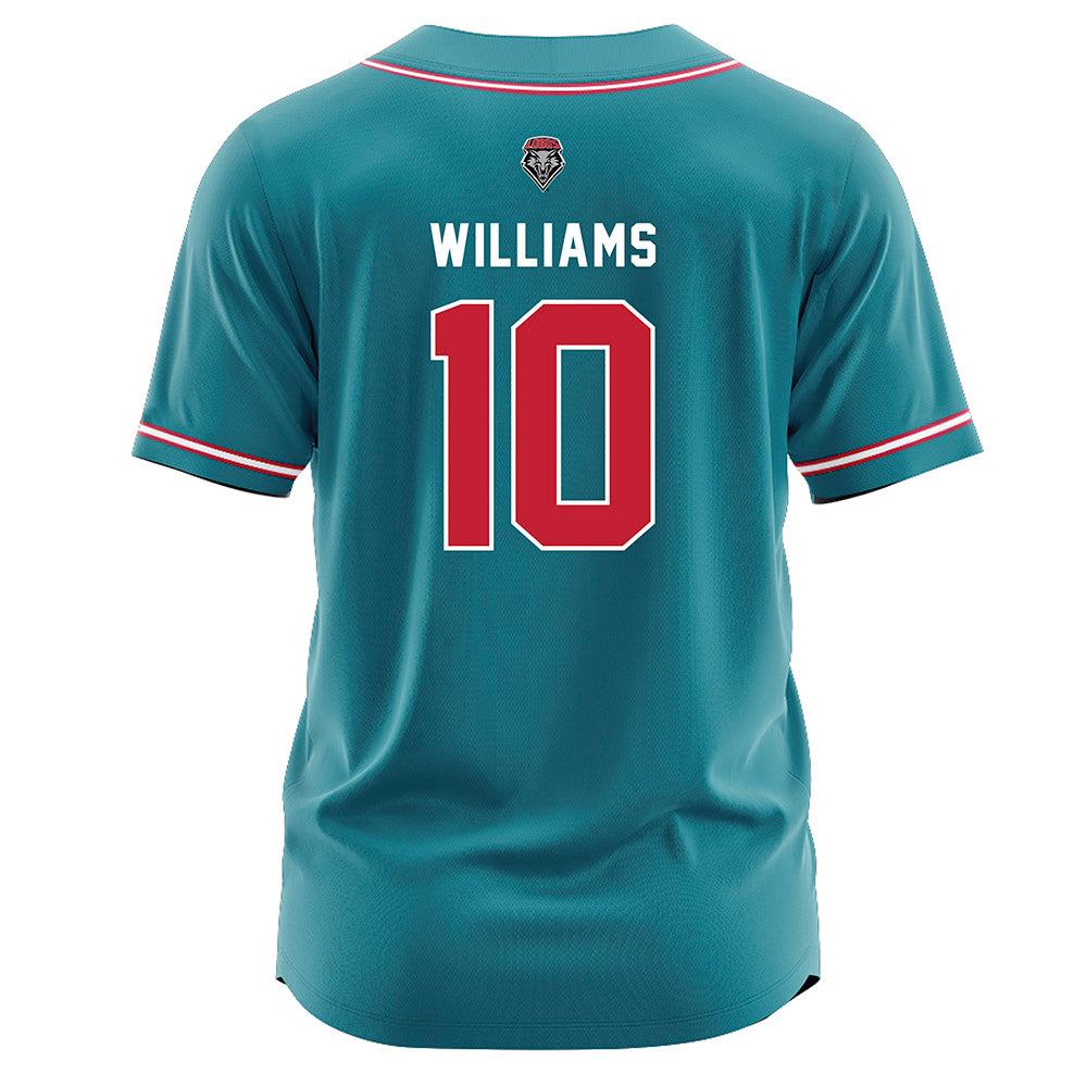 New Mexico - NCAA Softball : Allie Williams - Teal Jersey-1