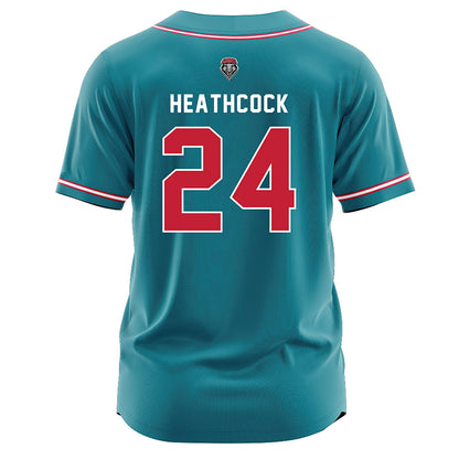 New Mexico - NCAA Softball : Georgia Heathcock - Teal Jersey-1