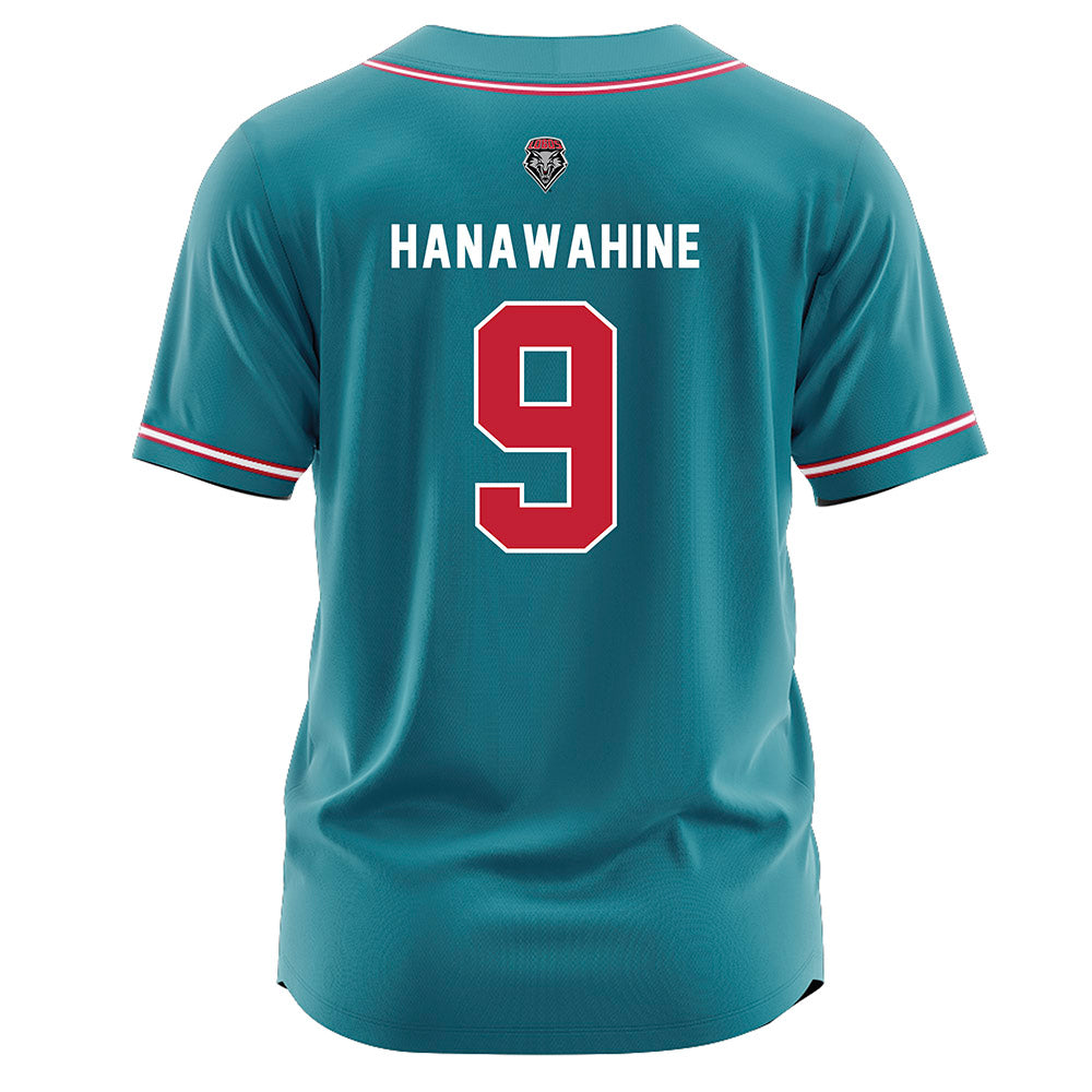 New Mexico - NCAA Softball : Jewels Hanawahine - Teal Jersey-1