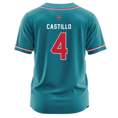 New Mexico - NCAA Softball : Ava Castillo - Teal Jersey-1