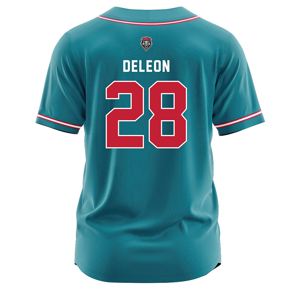New Mexico - NCAA Softball : Jessica Deleon - Teal Jersey-1