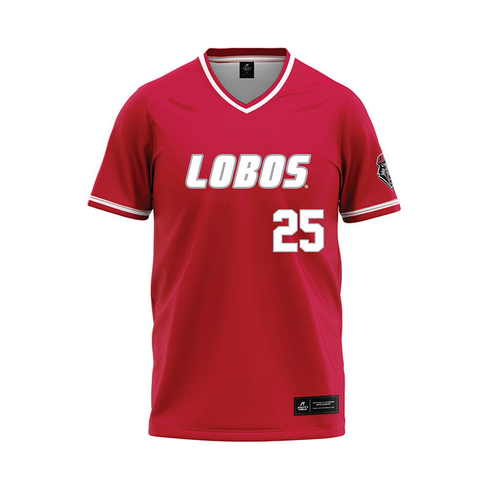 New Mexico - NCAA Softball : Mia Montes - Red Jersey-0