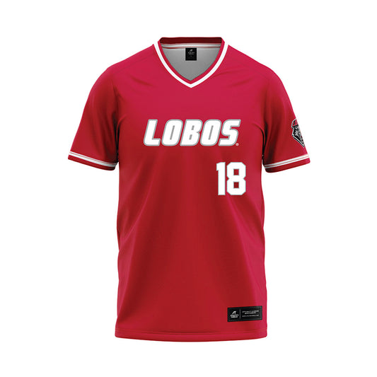 New Mexico - NCAA Softball : Grace Rana - Red Baseball Jersey-0