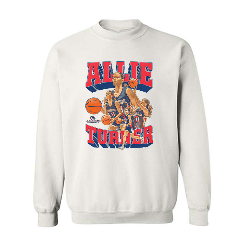 Gonzaga - NCAA Women's Basketball : Allie Turner - Crewneck Sweatshirt-0