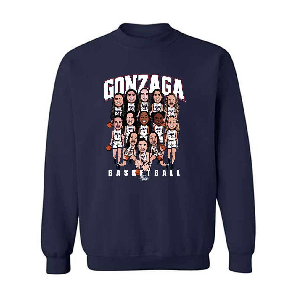 Gonzaga - NCAA Women's Basketball : - Crewneck Sweatshirt-0