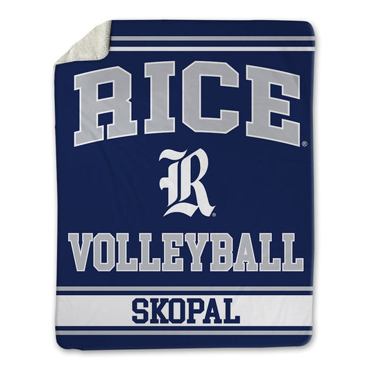 Rice - NCAA Women's Volleyball : Savannah Skopal - Blanket-0