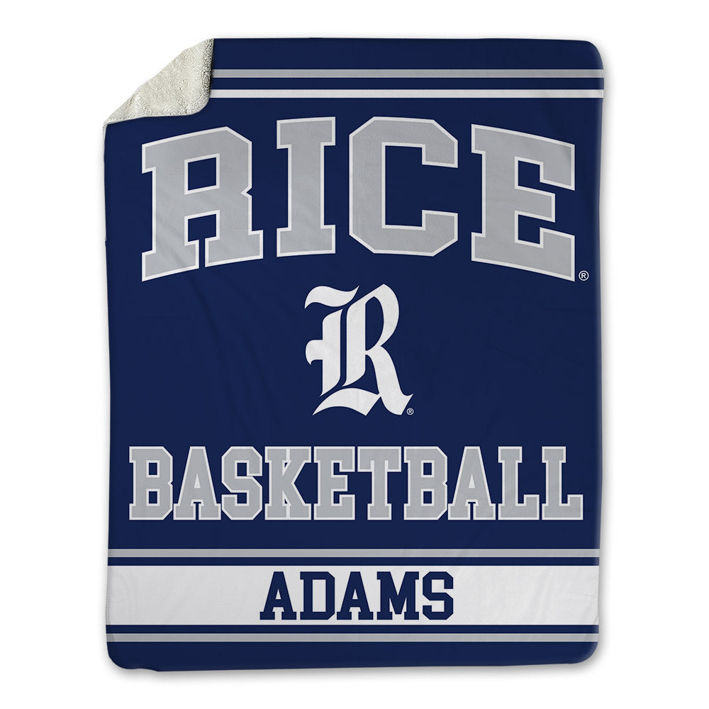 Rice - NCAA Women's Basketball : Hailey Adams - Blanket-0