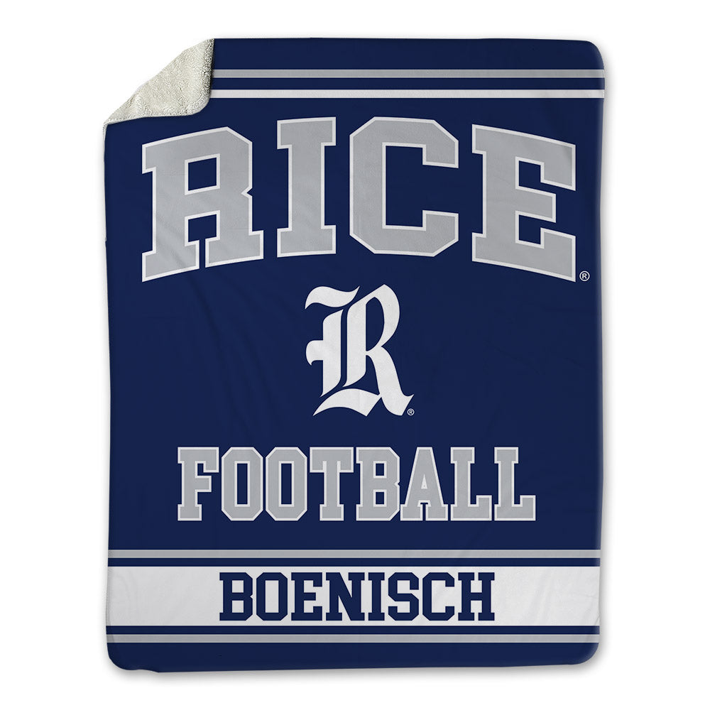 Rice - NCAA Football : Blake Boenisch - Blanket-0