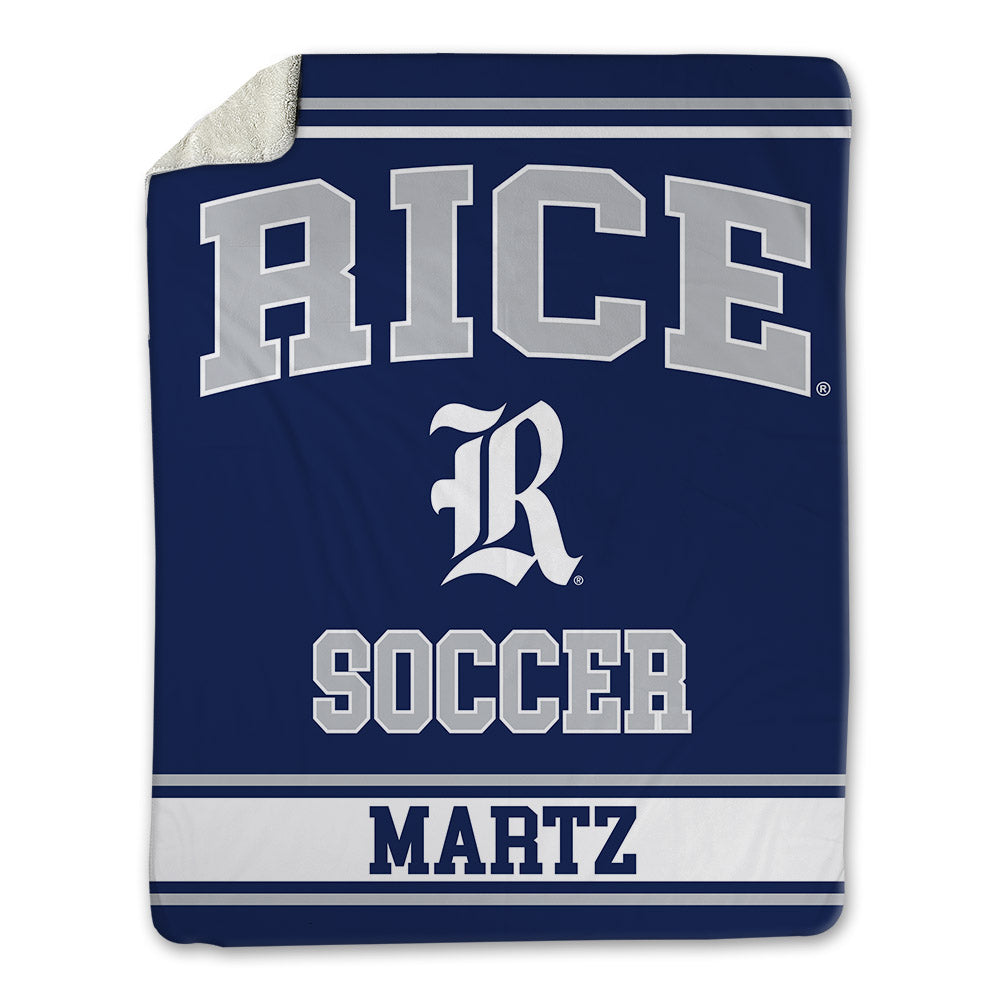 Rice - NCAA Women's Soccer : Carsyn Martz - Blanket-0