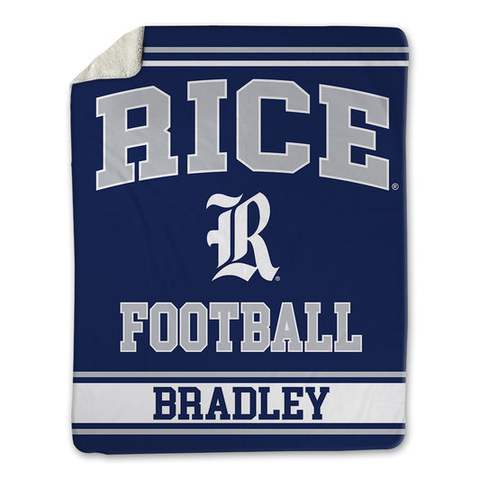 Rice - NCAA Football : Jack Bradley - Blanket-0