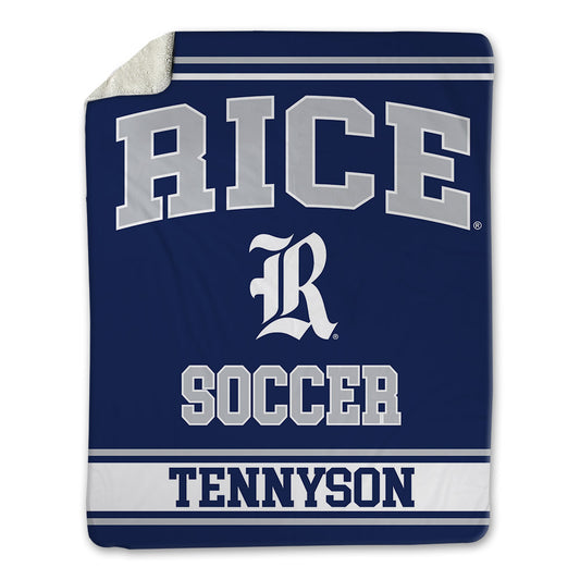 Rice - NCAA Women's Soccer : Dayo Tennyson - Blanket-0