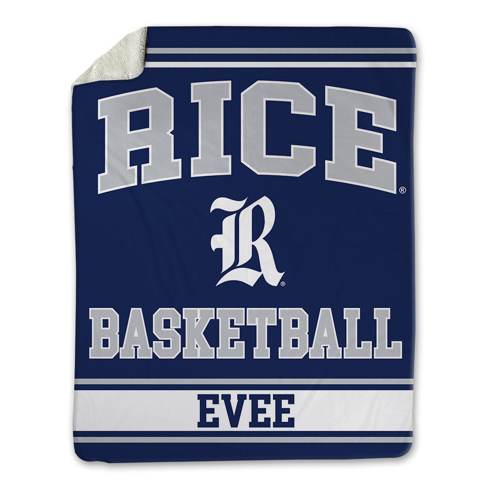 Rice - NCAA Men's Basketball : Travis Evee - Blanket-0