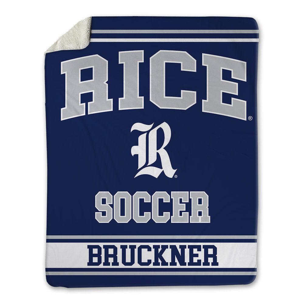 Rice - NCAA Women's Soccer : Naija Bruckner - Blanket-0