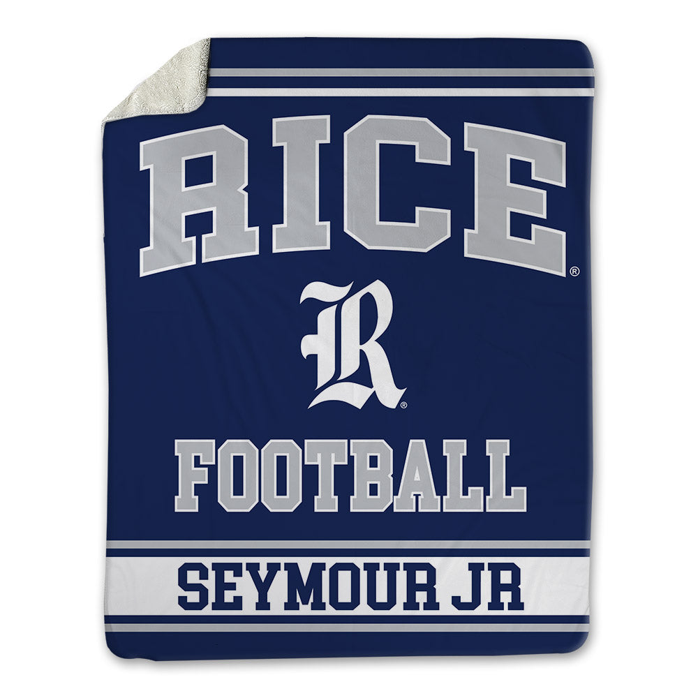 Rice - NCAA Football : Kenneth Seymour Jr - Blanket-0