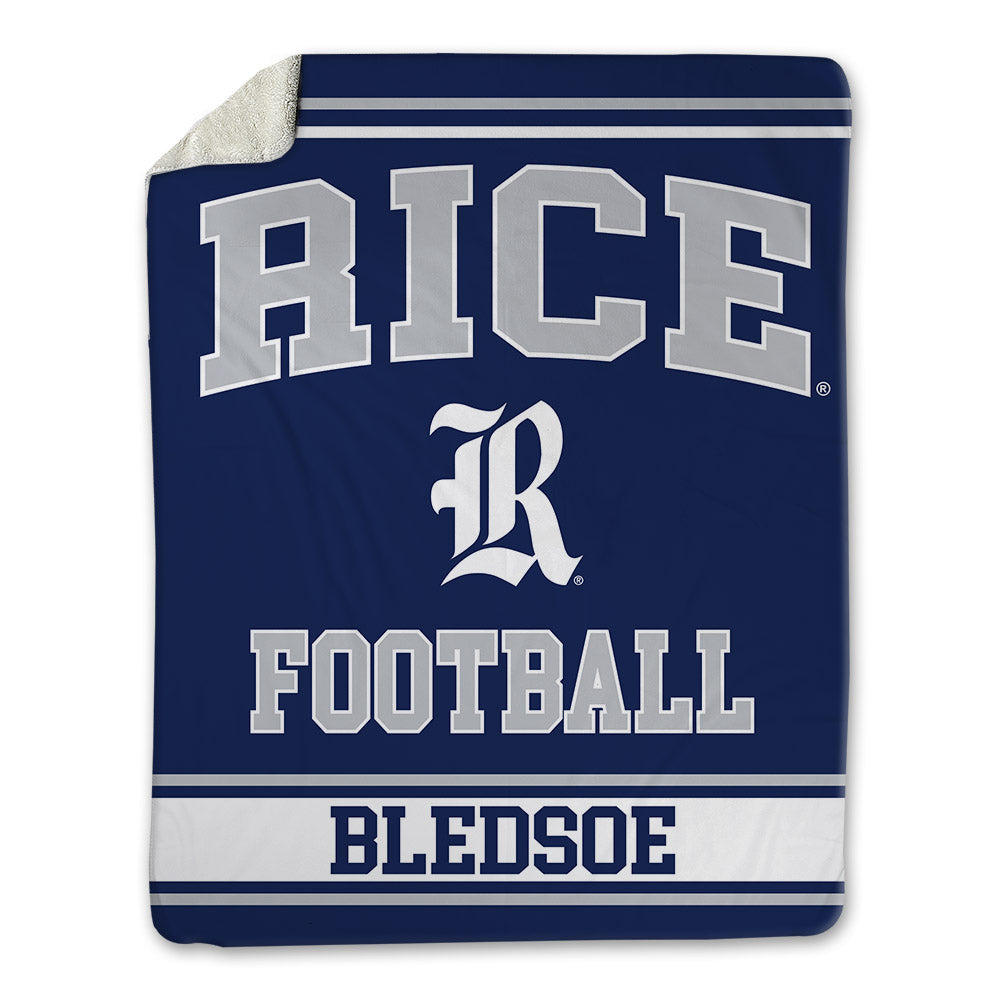 Rice - NCAA Football : Nate Bledsoe - Blanket-0