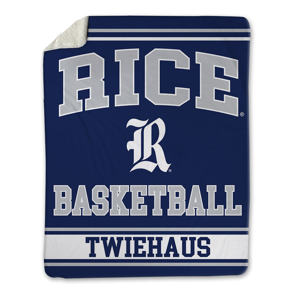 Rice - NCAA Women's Basketball : Jill Twiehaus - Blanket-0