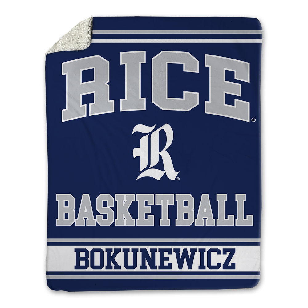 Rice - NCAA Women's Basketball : Maya Bokunewicz - Blanket-0