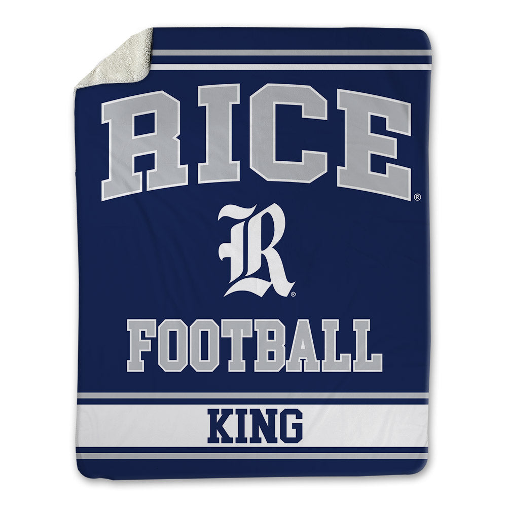 Rice - NCAA Football : Cooper King - Blanket-0